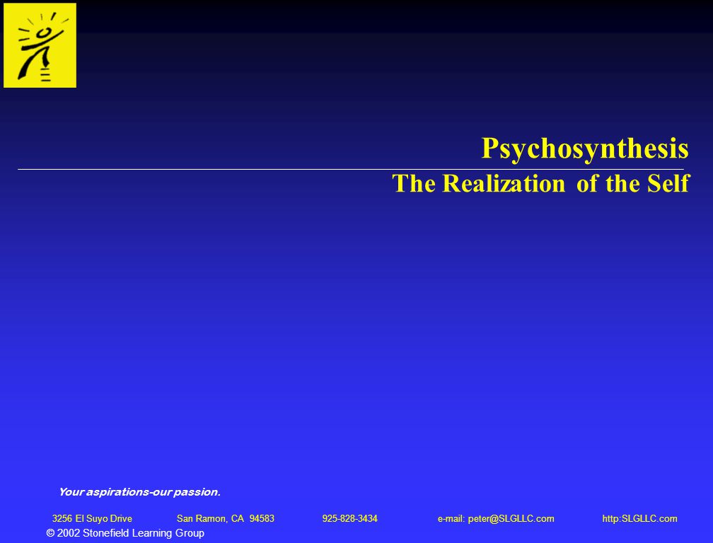 Psychosynthesis the